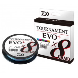 DAIWA TOURNAMENT X8 BRAID EVO + MULTICOLOR 