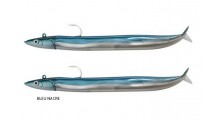FIIISH CRAZY SAND EEL 150 DOUBLE COMBO OFF SHORE BLEU NACRE (CSE1437)
