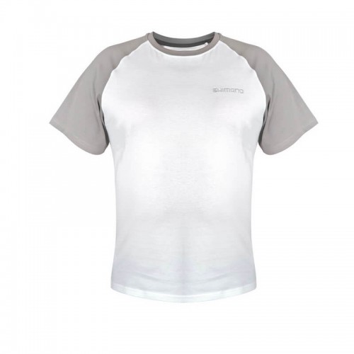 SHIMANO SHORT SLEEVE T-SHIRT WHITE L