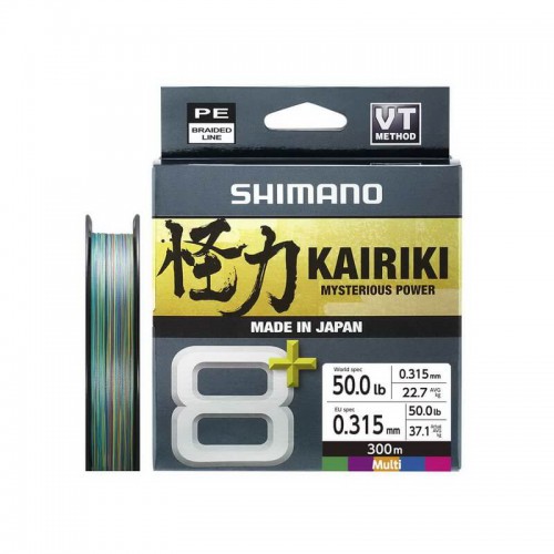 SHIMANO KAIRIKI 8+ 300mt. MULTI COLOR 0.315mm.