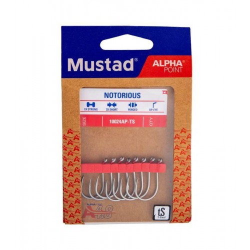 MUSTAD NOTORIOUS HOOK 10024AP 5/0