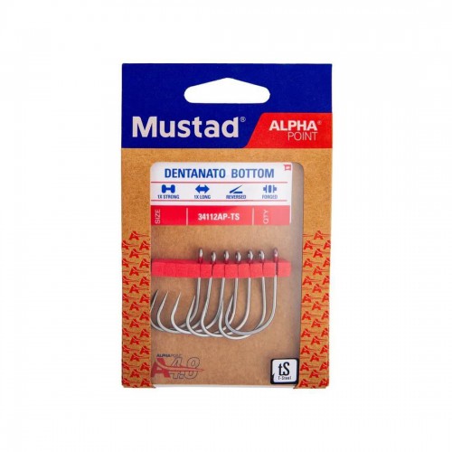 MUSTAD DENTANATO BOTTOM HOOK 34112AP 4/0