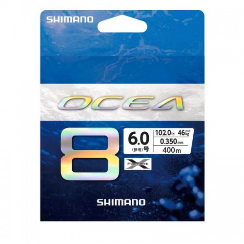 SHIMANO LINE OCEA BRAID 8 400M. 0.350mm.