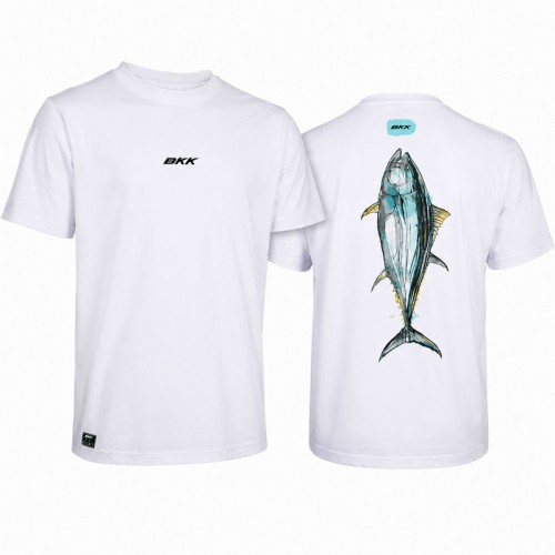 BKK SHORT SLEEVE CASUAL SHIRT TUNA WHITE S